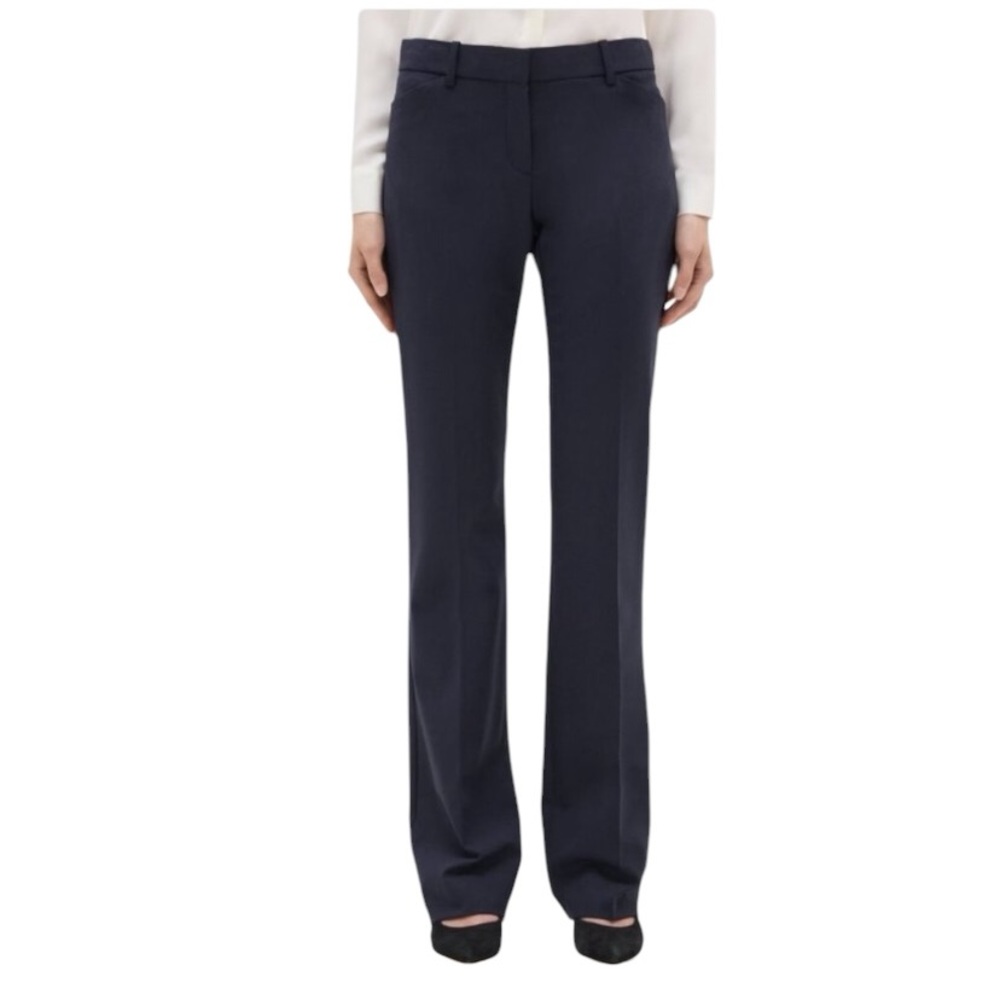 Theory - Tailored Pant In Sevona Stretch Wool in Navy - 8